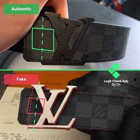 louis vuitton black belt fake vs real|how to check if louis vuitton is real.